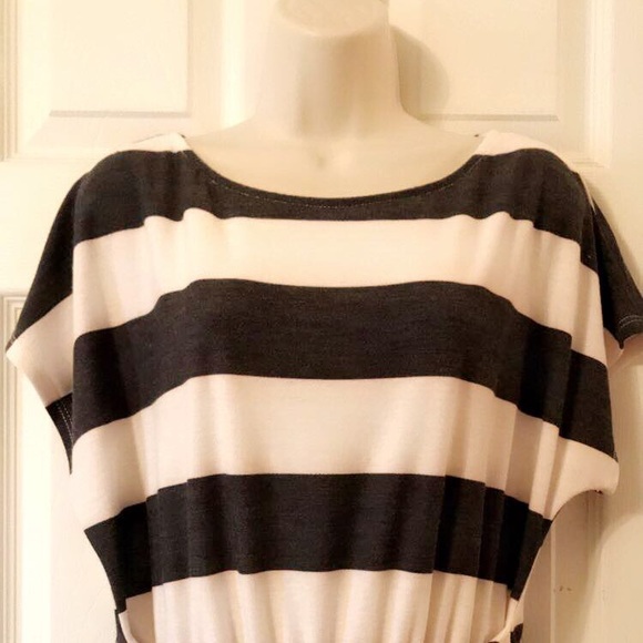 SALE NWT Oddi Plus Size Striped Dress - Picture 6 of 8
